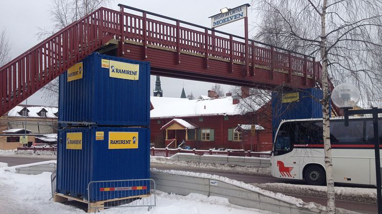 Vasaloppet har köpt in en gångbro som är tillverkad i limträ av Moeleven Töreboda