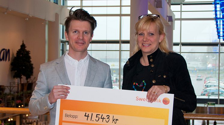 Kungsmässan skänker 41.543kr till Bris.