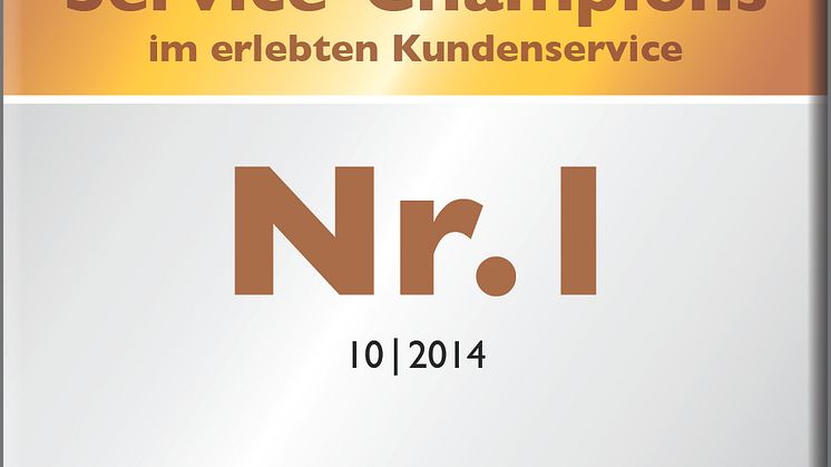 Service-Champions 2014 - Deutschlands größtes Service-Ranking 