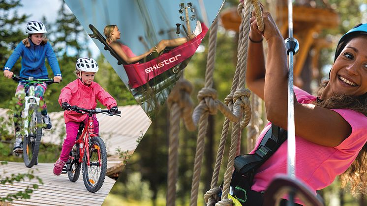 SkiStar presents new summer attractions: new adventure arenas in Sälen, Trysil and Vemdalen
