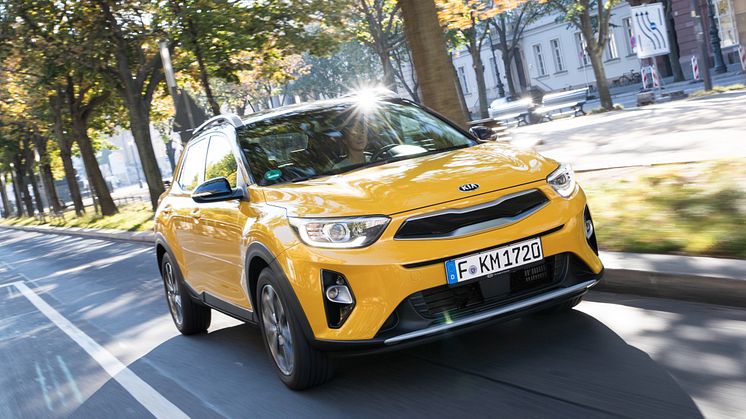KIAs frække B-SUV model; Stonic er nu tilgængelig i Danmark fra kr. 182.753,-