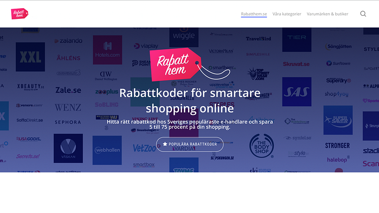 Rabatthem.se lanseras - ska hjälpa svenska konsumenter att spara pengar