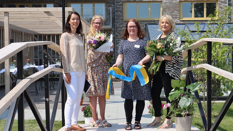 Katarina Fu Affärsområdeschef Vectura, Majo Kuusikoski Kommunalråd Eskilstuna kommun, Lisa Grönlund Reginonchef Vardaga, Päivi Acksten Verksamhetschef Vardaga