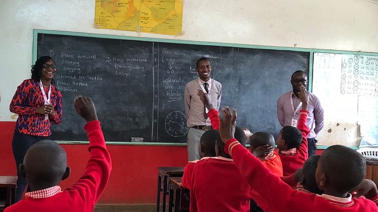 Svenska My Dream Now motiverar elever i Kenya med internationellt storbolag 