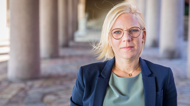 Karin Ernlund (C), idrottsborgarråd i Stockholms stad.