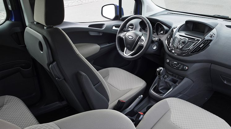 Nye Ford Tourneo Courier, interiørbilde