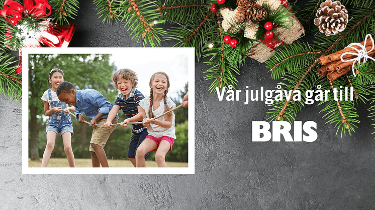 Årets julgåva från Flisby går till Bris