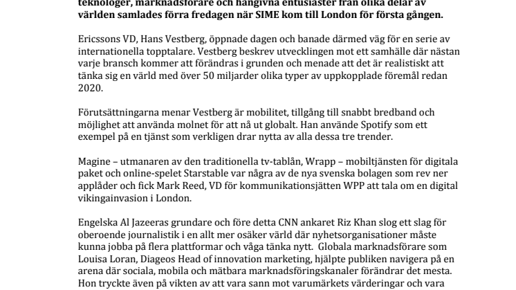 ”En digital vikingainvasion i London”