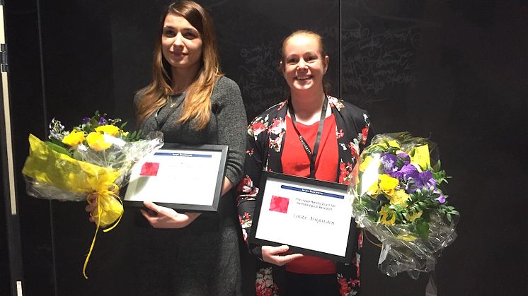 Svenska forskarna Monika Dolinska, Karolinska Universitetssjukhuset Huddinge och Linda Arngården, Uppsala Universitet 
