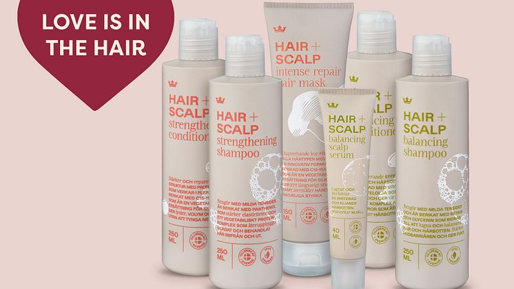 Love is in the hair - Kronans Apotek lanserar ny hårvårdsserie 
