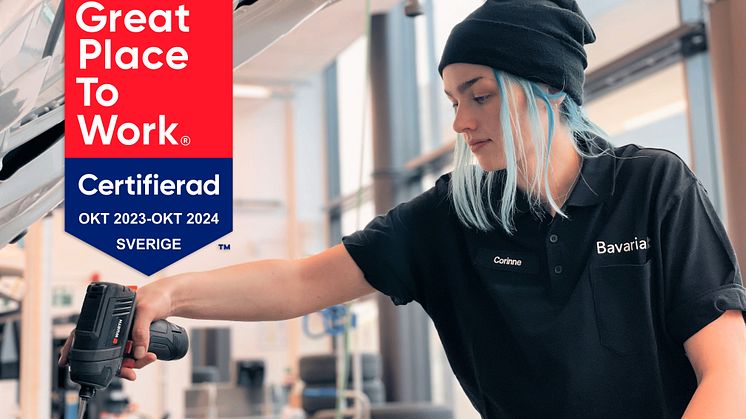 Bavaria Sverige fortsätter framgångsvägen med ytterligare en Great Place to Work-certifiering
