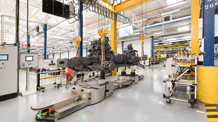 CLAAS traktorfabrik i Le Mans
