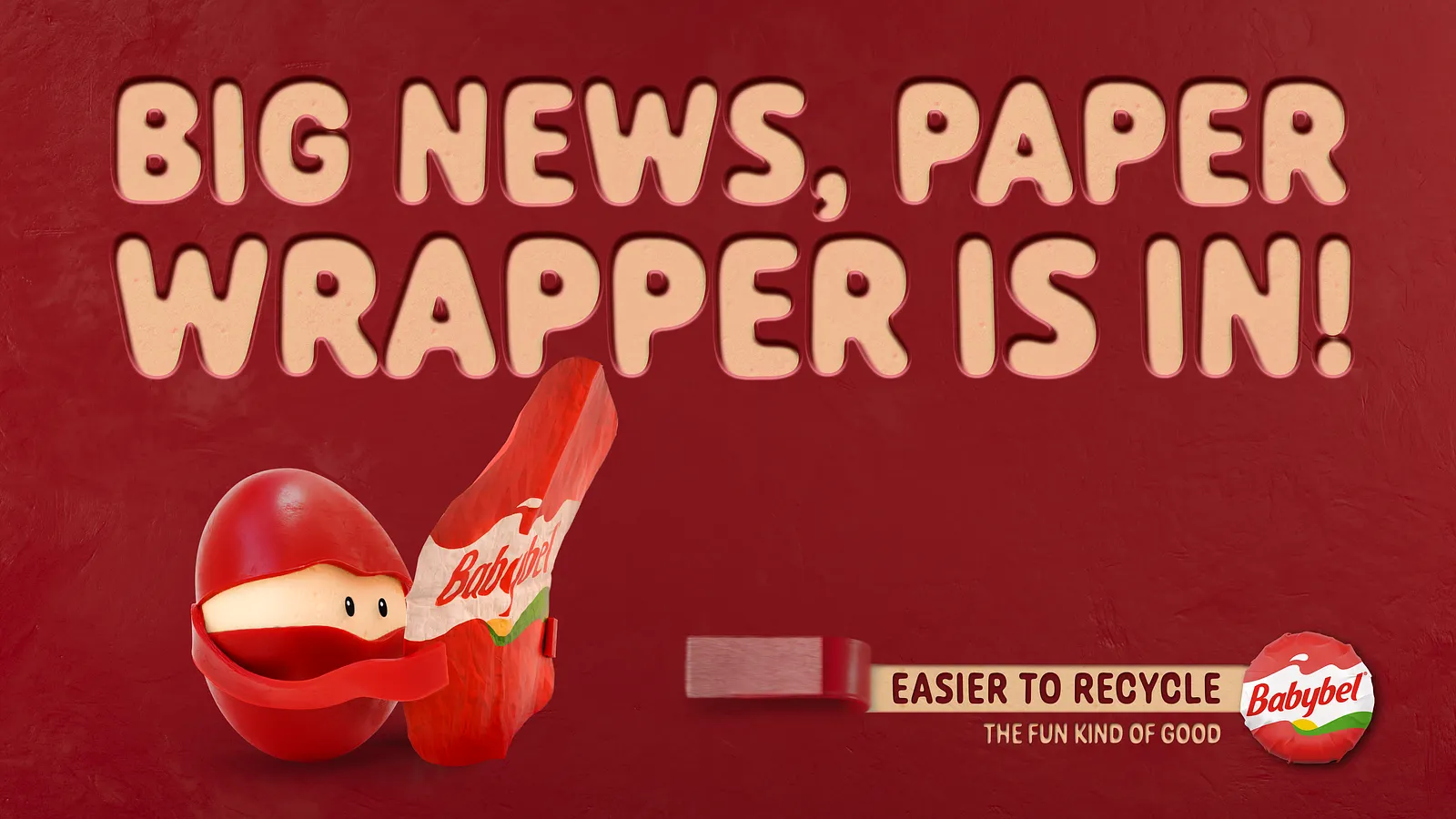 Mini Babybel® – nu med pappersomslag