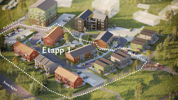 Nu släpps första etappen i Bodens nya bostadsområde