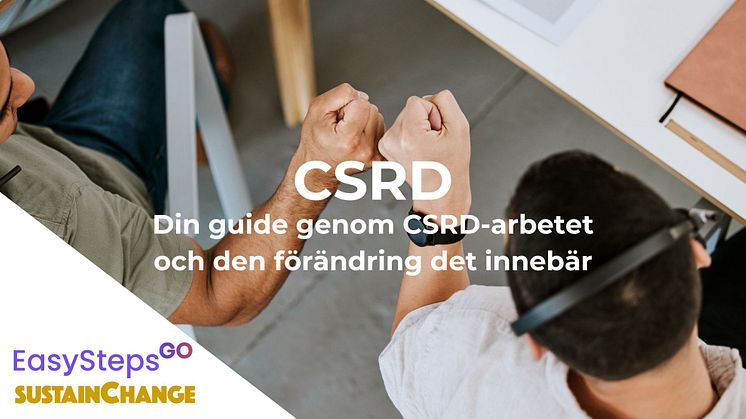 EasyStepsGO samarbetar med Sustain Change