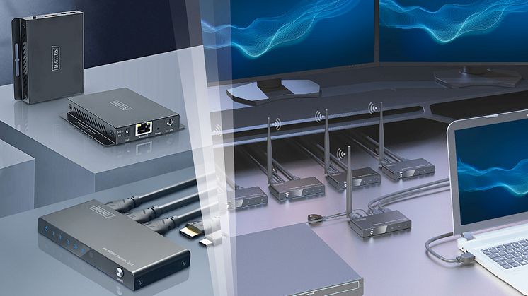 New Digitus product family: video extenders, switches and splitters