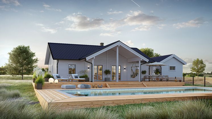 LB Optimal 113 - Ett mindre hus med generösa ytor