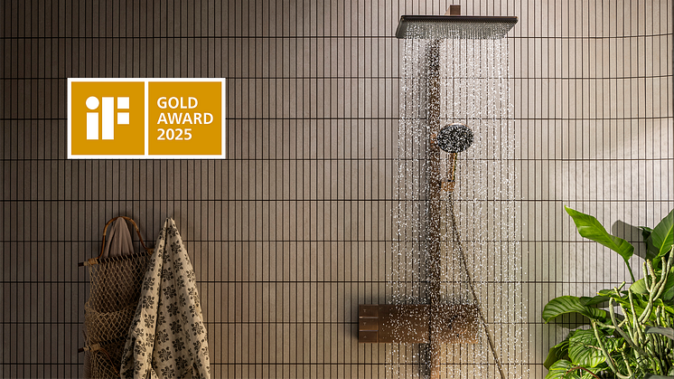 hansgrohe vandt to ud af de tre iF DESIGN AWARD ’Gold’-udmærkelser i kategorien sanitet – en imponerende bekræftelse af premiummærkets designkompetencer. Vinderne var Raindance Alive bruserne og håndvasken Avalegra.