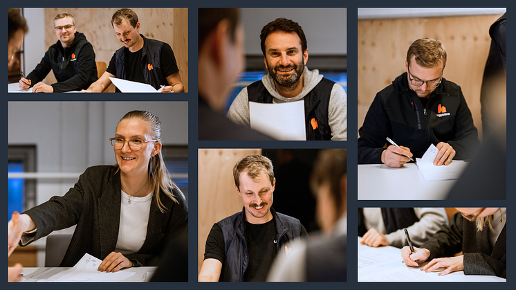Från vänster: Philip Häggström, Marcus Möller, Jenni Häggström & Johan Karlberg.