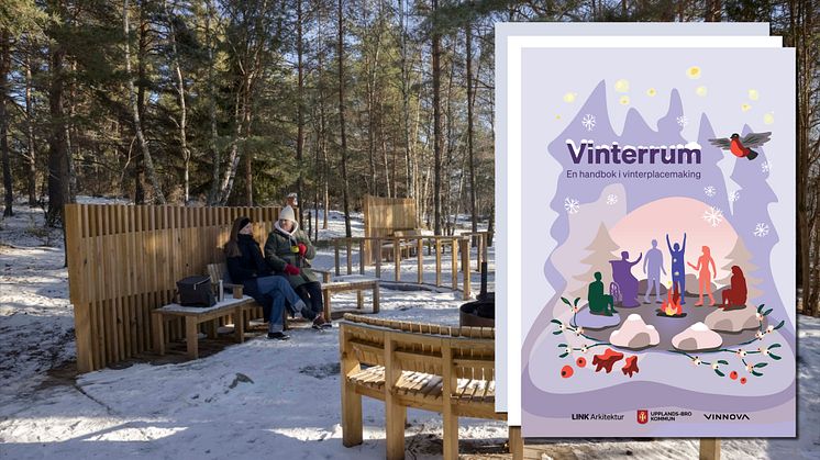 LINK Arkitektur och Upplands-Bro kommun har tagit fram en handbok för vinterplacemaking. Foto: Pernilla Pettersson