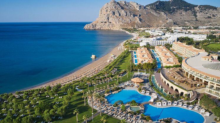 Kolymbiastranden på Rhodos är ett populärt resmål bland Skellefteåborna. Bild: TUI