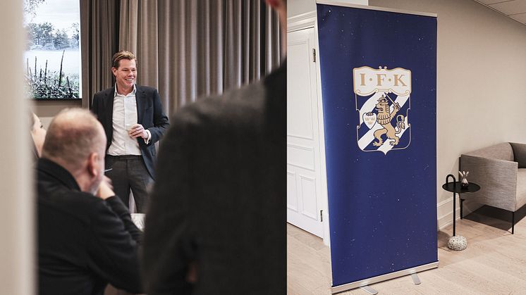 Vinga hosted Thursday’s IFK Göteborg partner breakfast