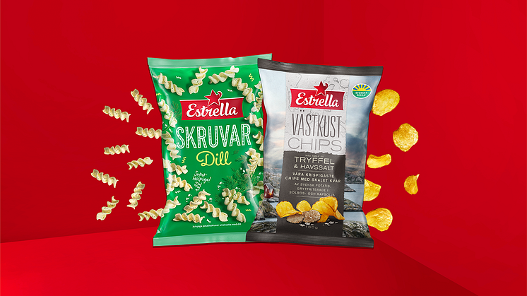 Vecka 4 lanserar Estrella Dillskruvar och Västkustchips Tryffel - två limited editions som gör comeback