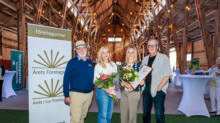 Fr vä: Bengt-Åke Sparrman, Hanna Magnusson, Lotte Johannesson och Peppe Ekstrand