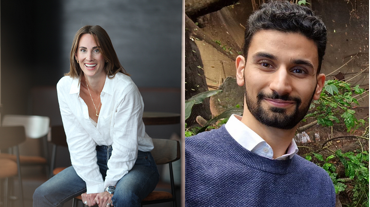 Bild på Ung Cancers nya ledamöter Ida Kjos & Amir Abass 
