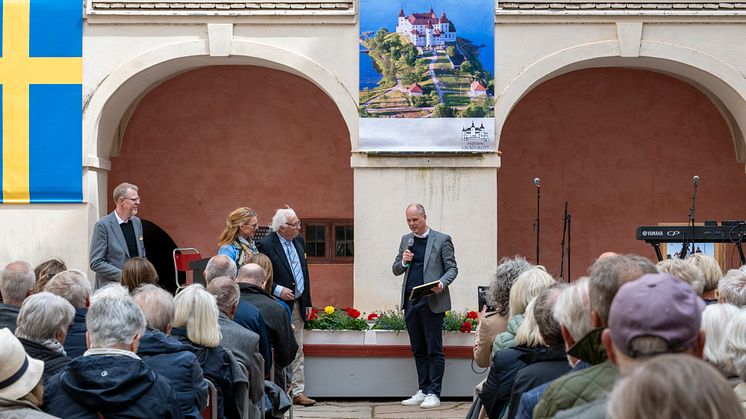 Utdelning av Årets hållbarhetskliv till Stiftelsen Läckö Slott. Foto: Ulf "Fabbe" Fabiansson