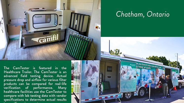 The Healthcare Trailer in Chatham, Ontario 