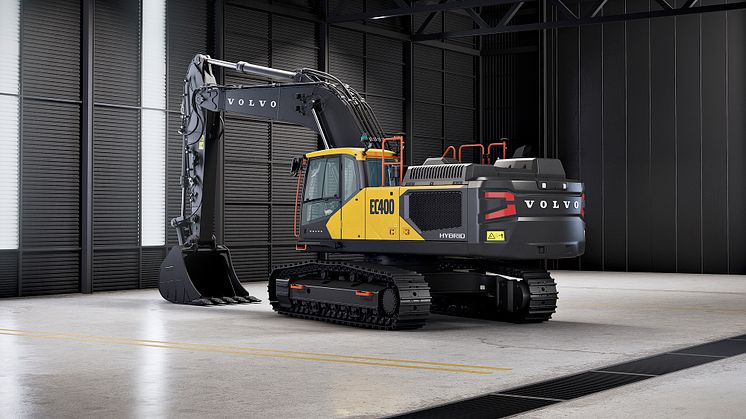 Volvo CE förser nya generationens grävmaskiner med hybridteknik