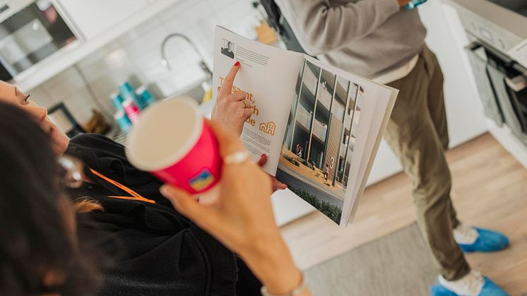 Öppet hus med fika i BoKloks visningshem 