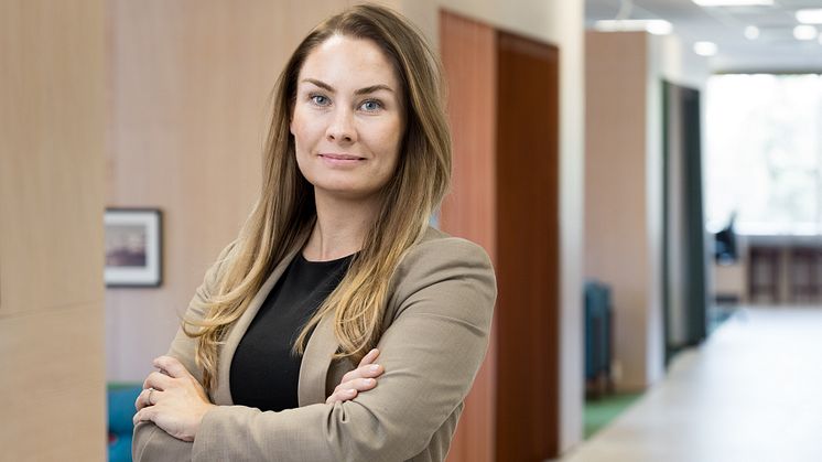 Caroline Wikström, chef för ekonomisk förvaltning på HSB Göteborg.