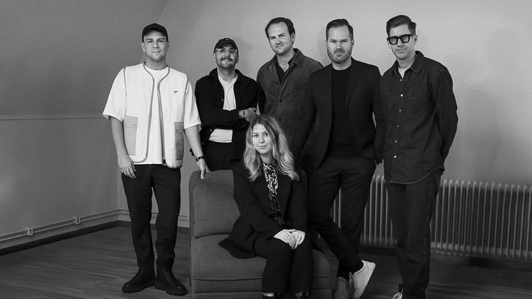 Från vänster: Joakim Carlström, Emil Björnius, Felicia Nordell, Emil Jerndal, Mattias Edenholm & Oskar Christiansson
