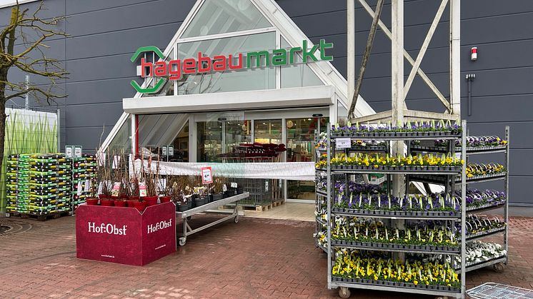 Der neue hagebaumarkt im thüringischen Pößneck (Foto: hagebau)