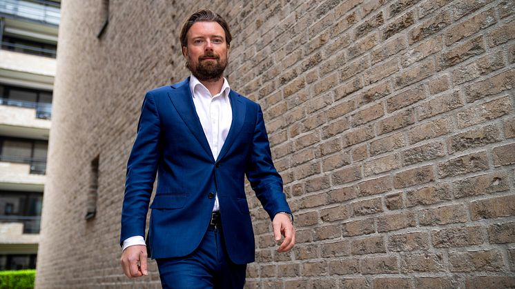 Joar Hagatun, porteføljeforvalter i Kron, Storebrands investeringsapp. Foto: Storebrand / Kristian S. Moen