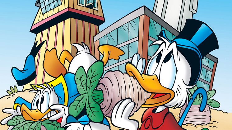 Anders And og onkel Joakim besøger Lolland-Falster på jagt efter landbrugets guld … Roer!