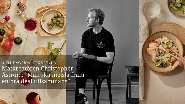 Att hitta rätt balans i samarbeten med varumärken är en konst – och något som matkreatören Christopher, med 133 000 följare på Instagram och hela 1,7 miljoner på TikTok, har stor erfarenhet av.
