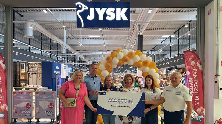 JYSK adomány