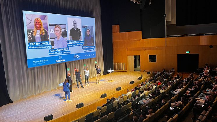 Under Elmia Lastbils skoldag deltog nära 3 500 ungdomar från gymnasium runtom i södra Sverige.