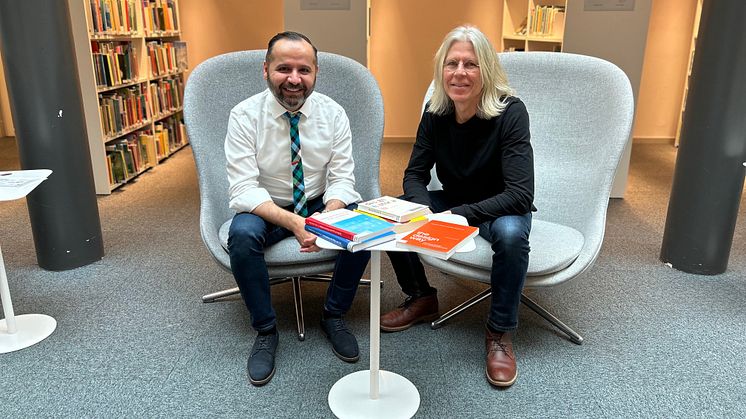 Montathar Faraon, biträdande professor i informatik, och Kari Rönkkö, professor i informatik.