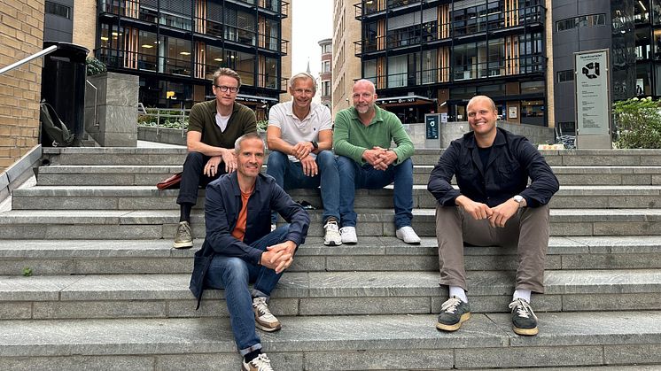 Fra venstre Morten Andresen, Mattis Bentzen, Frederik Horn, Gunnar Glavin Nybø og Johannes Dolven