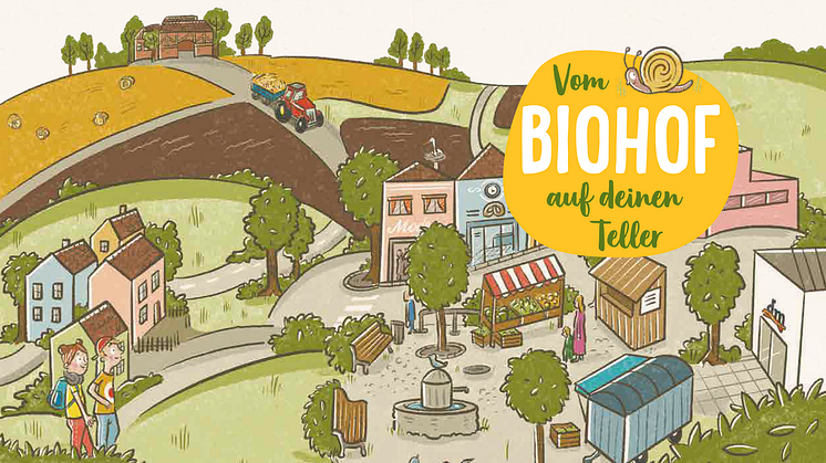 Kinderbuch von dm und Naturland erklärt ökologische Landwirtschaft