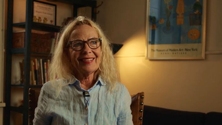 Pedagog og sexolog Margrete Wiede Aasland understreker viktigheten av en trygg atmosfære for at barnet skal våge å åpne seg. Alle foto: Sex og Politikk/Christer Smital, fra kortfilm om positivt seksualitet som verktøy mot seksuelle overgrep.