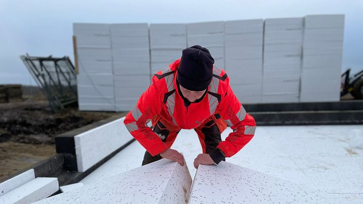 SOLID GreenLine fra Bygma er fremstillet af 100% genanvendt EPS-isolering.