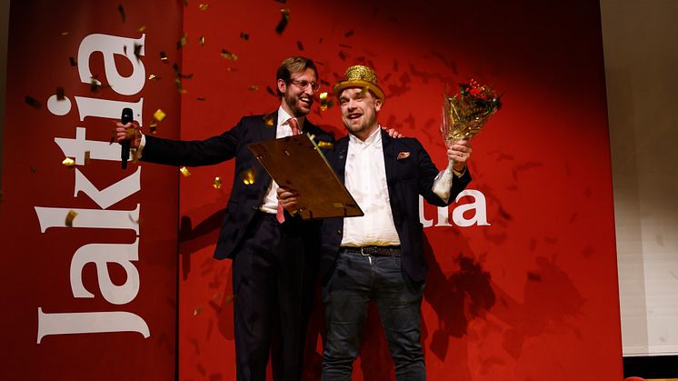 Pinewoods Oliver Mårtensson utnämnd till Årets Leverantörssäljare av Jaktia