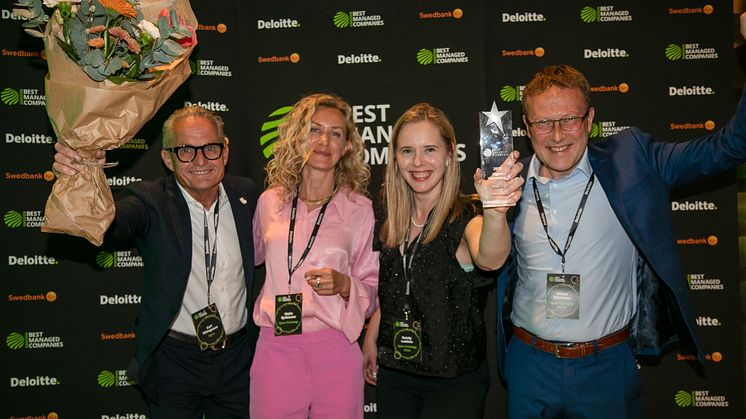 Sigma Technology Achieves Platinum Status as Sweden’s Best Managed Company by Deloitte
