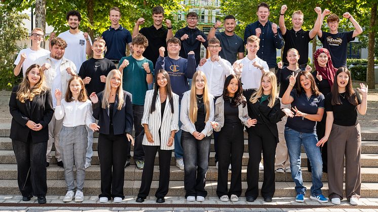 The new junior staff at Dachser’s Head Office in Kempten. Photo: Dachser/Matthias Sienz