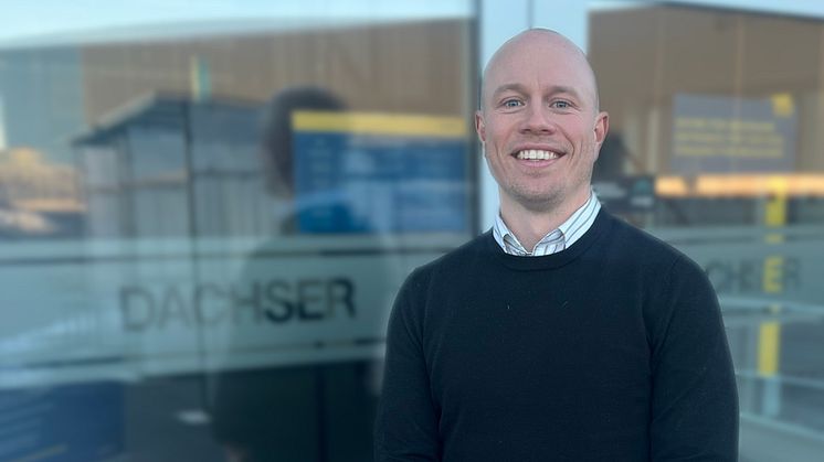 Eric Bohlin, Sales Manager vid Dachser Swedens vägtransportfilial i Göteborg